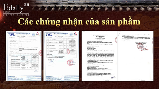 Tinh Chất Đông Trùng Hạ Thảo Hwa Pyung Sam Edally Hàn Quốc nhập khẩu, chính hãng được chứng nhận kiểm nghiệm chất lượng và công bố sản phẩm